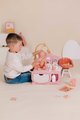 Domček pre bábiku elektronický Cocoon Nursery Soft Baby Nurse Smoby denná a nočná zóna 16 doplnkov