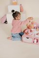 Domček pre bábiku elektronický Cocoon Nursery Soft Baby Nurse Smoby denná a nočná zóna 16 doplnkov