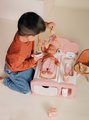 Domček pre bábiku elektronický Cocoon Nursery Soft Baby Nurse Smoby denná a nočná zóna 16 doplnkov