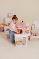 Domček pre bábiku trojkrídlový Large Doll´s Play Center Soft Baby Nurse Smoby kuchynka spáľňa a kúpelňa s 18 doplnkami