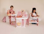 Domček pre bábiku trojkrídlový Large Doll´s Play Center Soft Baby Nurse Smoby kuchynka spáľňa a kúpelňa s 18 doplnkami