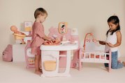 Domček pre bábiku trojkrídlový Large Doll´s Play Center Soft Baby Nurse Smoby kuchynka spáľňa a kúpelňa s 18 doplnkami