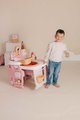 Domček pre bábiku trojkrídlový Large Doll´s Play Center Soft Baby Nurse Smoby kuchynka spáľňa a kúpelňa s 18 doplnkami