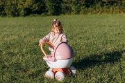 Hlboký kočík s textilom Pram Soft Baby Nurse Smoby pre 42 cm bábiku s 54 cm vysokou ergonomickou rúčkou od 18 mes