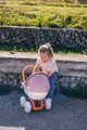 Hlboký kočík s textilom Pram Soft Baby Nurse Smoby pre 42 cm bábiku s 54 cm vysokou ergonomickou rúčkou od 18 mes