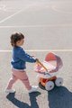Hlboký kočík s textilom Pram Soft Baby Nurse Smoby pre 42 cm bábiku s 54 cm vysokou ergonomickou rúčkou od 18 mes