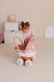 Hlboký kočík s textilom Pram Soft Baby Nurse Smoby pre 42 cm bábiku s 54 cm vysokou ergonomickou rúčkou od 18 mes
