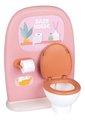 Kúpeľňa so záchodom pre bábiky Toilets Soft Baby Nurse Smoby s toaletným papierom a sada na umývanie zubov