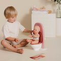 Kúpeľňa so záchodom pre bábiky Toilets Soft Baby Nurse Smoby s toaletným papierom a sada na umývanie zubov