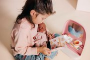 Kúpeľňa so záchodom pre bábiky Toilets Soft Baby Nurse Smoby s toaletným papierom a sada na umývanie zubov