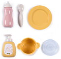 Kuchynka pre bábiku Baby Nurse Kitchen Smoby s varnou doskou a rúrou so 6 doplnkami od 18 mes
