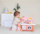Kuchynka pre bábiku Baby Nurse Kitchen Smoby s varnou doskou a rúrou so 6 doplnkami od 18 mes