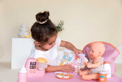 Obedová súprava pre bábiky Lunch Set Smoby s kuchynským robotom a textilnou taškou s 8 doplnkami od 18 mes