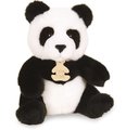Plyšová panda Les Authentiques Histoire d’ Ours v darčekovom balení čierno-biela 20 cm od 0 mes