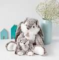 Plyšový zajačik Bunny Marius Histoire d’ Ours v darčekovom balení sivý 40 cm od 0 mes