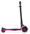 Kolobežka trojkolesová s rozšíriteľnou doskou Xtend Pink Scooter smarTrike skladacia s výškovo nastaviteľnými riadidlami a LED kolesami od 3 do 12 rok