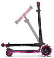 Kolobežka trojkolesová s rozšíriteľnou doskou Xtend Pink Scooter smarTrike skladacia s výškovo nastaviteľnými riadidlami a LED kolesami od 3 do 12 rok