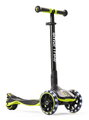 Kolobežka trojkolesová s rozšíriteľnou doskou Xtend Lime Scooter smarTrike skladacia s výškovo nastaviteľnými riadidlami a LED kolesami od 3 do 12 rok