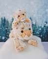 Plyšový snežný leopard Snow leopard Histoire d’ Ours béžový 45 cm od 0 mes