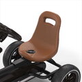 Motokára na šliapanie Go Kart Foxy Espresso Black Exit Toys kovová konštrukcia s EVA kolesami a nastaviteľným sedadlom od 2 do 5 rokov