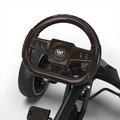 Motokára na šliapanie Go Kart Foxy Espresso Black Exit Toys kovová konštrukcia s EVA kolesami a nastaviteľným sedadlom od 2 do 5 rokov
