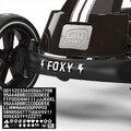 Motokára na šliapanie Go Kart Foxy Espresso Black Exit Toys kovová konštrukcia s EVA kolesami a nastaviteľným sedadlom od 2 do 5 rokov