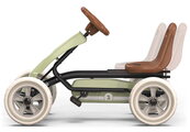Motokára na šliapanie Go Kart Foxy Retro Green Exit Toys kovová konštrukcia s odolnými EVA kolesami a nastaviteľným sedadlom od 2 do 5 rokov