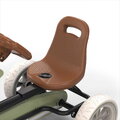 Motokára na šliapanie s prívesom Go Kart Foxy Retro Green Exit Toys kovová konštrukcia s odolnými EVA kolesami a nastaviteľným sedadlom od 2 do 5 roko