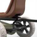 Motokára na šliapanie s prívesom Go Kart Foxy Retro Green Exit Toys kovová konštrukcia s odolnými EVA kolesami a nastaviteľným sedadlom od 2 do 5 roko