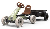 Príves k motokáre na šliapanie Foxy Go Kart Exit Toys s odolnými EVA kolesami a vyklápaním od 24 mes