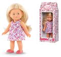 Bábika Mini Corolline Rosy Les Trendies Corolle s modrými očami a ružové kvetinky na šatách 20 cm