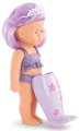 Bábika Morská panna Naya Mini Mermaid Corolle s modrými očami a fialovými vlasmi 20 cm