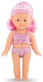 Bábika Morská panna Nerina Mini Mermaid Corolle s hnedými očami a ružovými vlasmi 20 cm