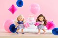 Bábika Rosy Anniversary Edition Mini Corolline Corolle blond vlasy a modré oči s oblečením narodeninová edícia 20 cm