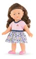 Bábika Romy Anniversary Edition Mini Corolline Corolle hnedé vlasy a hnedé oči s oblečením narodeninová edícia 20 cm