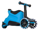 Odrážadlo a kolobežka 2v1 trojkolesová s LED kolesami Xtend Scooter Ride-on Blue smarTrike s vodiacou tyčou s nastaviteľnou výškou a úložným priestoro