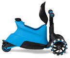 Odrážadlo a kolobežka 2v1 trojkolesová s LED kolesami Xtend Scooter Ride-on Blue smarTrike s vodiacou tyčou s nastaviteľnou výškou a úložným priestoro