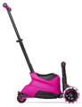 Odrážadlo a kolobežka 2v1 trojkolesová s LED kolesami Xtend Scooter Ride-on Pink smarTrike s vodiacou tyčou s nastaviteľnou výškou a úložným priestoro