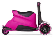 Odrážadlo a kolobežka 2v1 trojkolesová s LED kolesami Xtend Scooter Ride-on Pink smarTrike s vodiacou tyčou s nastaviteľnou výškou a úložným priestoro