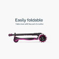 Odrážadlo a kolobežka 2v1 trojkolesová s LED kolesami Xtend Scooter Ride-on Pink smarTrike s vodiacou tyčou s nastaviteľnou výškou a úložným priestoro
