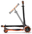 Odrážadlo a kolobežka 2v1 trojkolesová s LED kolesami Xtend Scooter Ride-on Orange smarTrike s vodiacou tyčou s nastaviteľnou výškou a úložným priesto