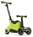 Odrážadlo a kolobežka 2v1 trojkolesová s LED kolesami Xtend Scooter Ride-on Lime smarTrike s vodiacou tyčou s nastaviteľnou výškou a úložným priestoro