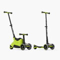 Odrážadlo a kolobežka 2v1 trojkolesová s LED kolesami Xtend Scooter Ride-on Lime smarTrike s vodiacou tyčou s nastaviteľnou výškou a úložným priestoro