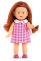 Bábika Mini Corolline Ruby Corolle dlhé ryšavé vlasy s hnedými očami a ružové šaty 20 cm