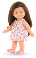 Bábika Romy Mini World Set Mini Corolline Corolle dlhé hnedé vlasy a hnedé oči 3 doplnky 20 cm