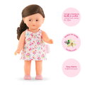 Bábika Romy Mini World Set Mini Corolline Corolle dlhé hnedé vlasy a hnedé oči 3 doplnky 20 cm