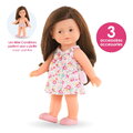 Bábika Romy Mini World Set Mini Corolline Corolle dlhé hnedé vlasy a hnedé oči 3 doplnky 20 cm