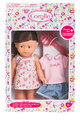 Bábika Romy Mini World Set Mini Corolline Corolle dlhé hnedé vlasy a hnedé oči 3 doplnky 20 cm