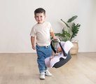 Autosedačka s bezpečnostným pásom Seat Pink Maxi Cosi&Quinny Smoby pre 42 cm bábiku s úložným priestorom a nastaviteľnou rúčkou
