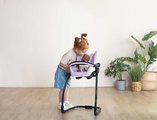 Jedálenská stolička s hojdačkou a autosedačkou Highchair Pink Maxi Cosi&Quinny Smoby trojkombinácia s bezpečnostným pásom pre 42 cm bábiku